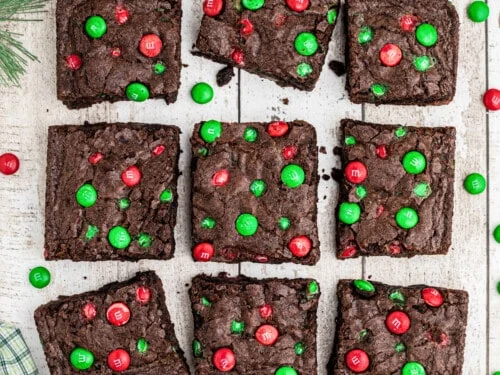 M and M Brownies Suit Birthday Party Dessert Platters