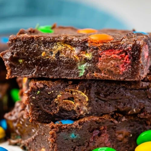 M and M Brownies Suit Birthday Party Dessert Platters