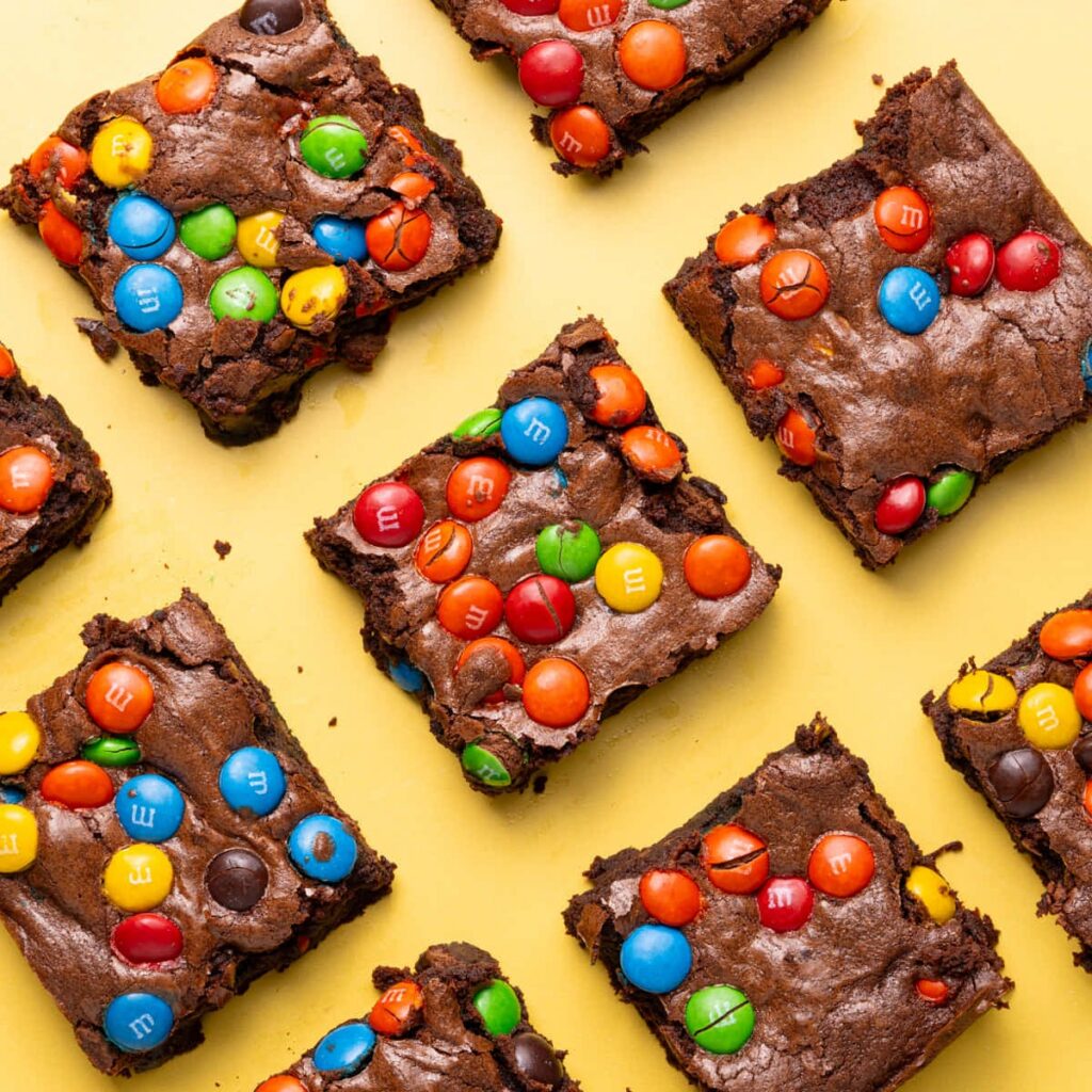 Best Ways to Serve M and M Brownies for a Crowd